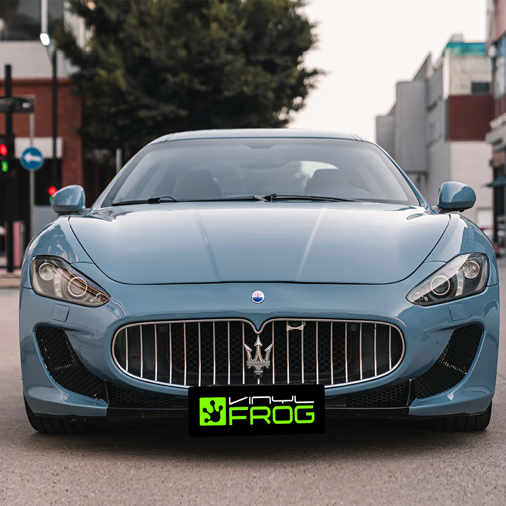 Super Glossy Air Force Blue Vinyl Wrap - Image 4