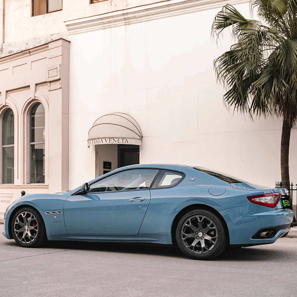Super Glossy Air Force Blue Vinyl Wrap - Image 5