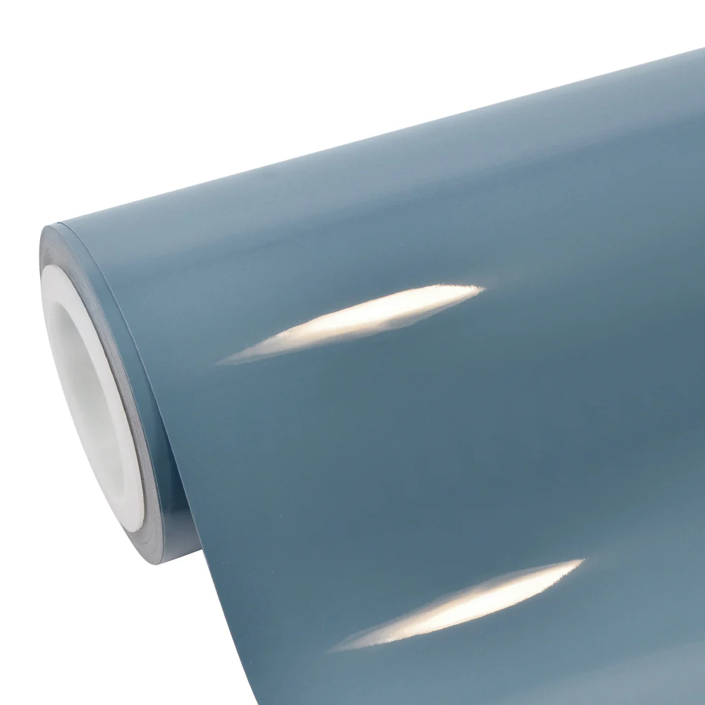 Super Glossy Air Force Blue Vinyl Wrap - Image 6