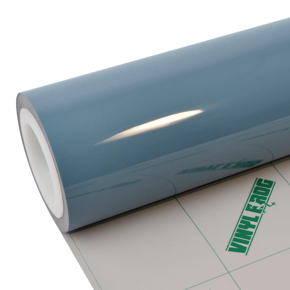 Super Glossy Air Force Blue Vinyl Wrap - Image 8