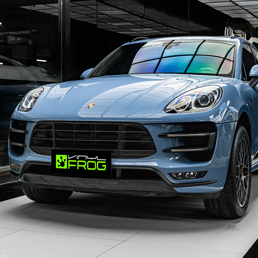 Super Glossy China Blue Vinyl Wrap - Image 2