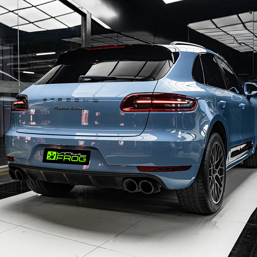 Super Glossy China Blue Vinyl Wrap - Image 3