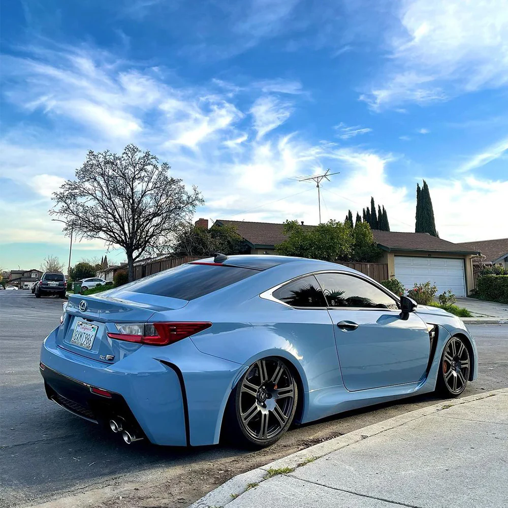 Super Glossy China Blue Vinyl Wrap - Image 6