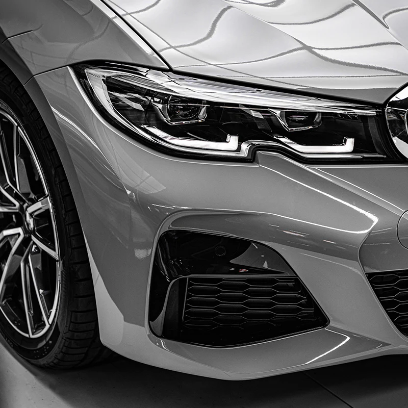 Super Glossy Gentle Gray Vinyl Wrap - Image 2