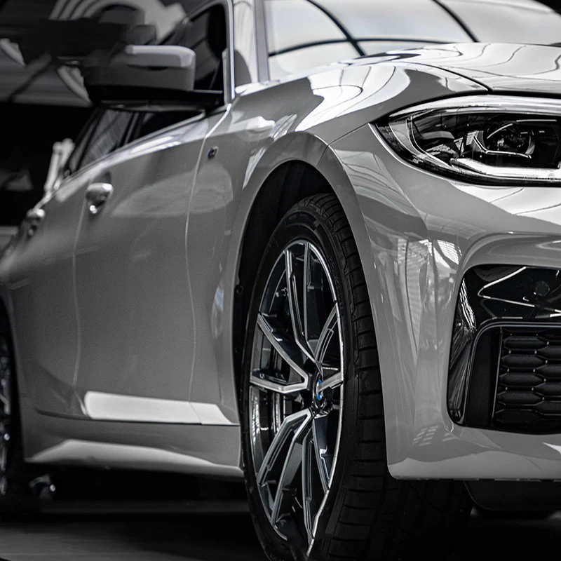 Super Glossy Gentle Gray Vinyl Wrap - Image 3