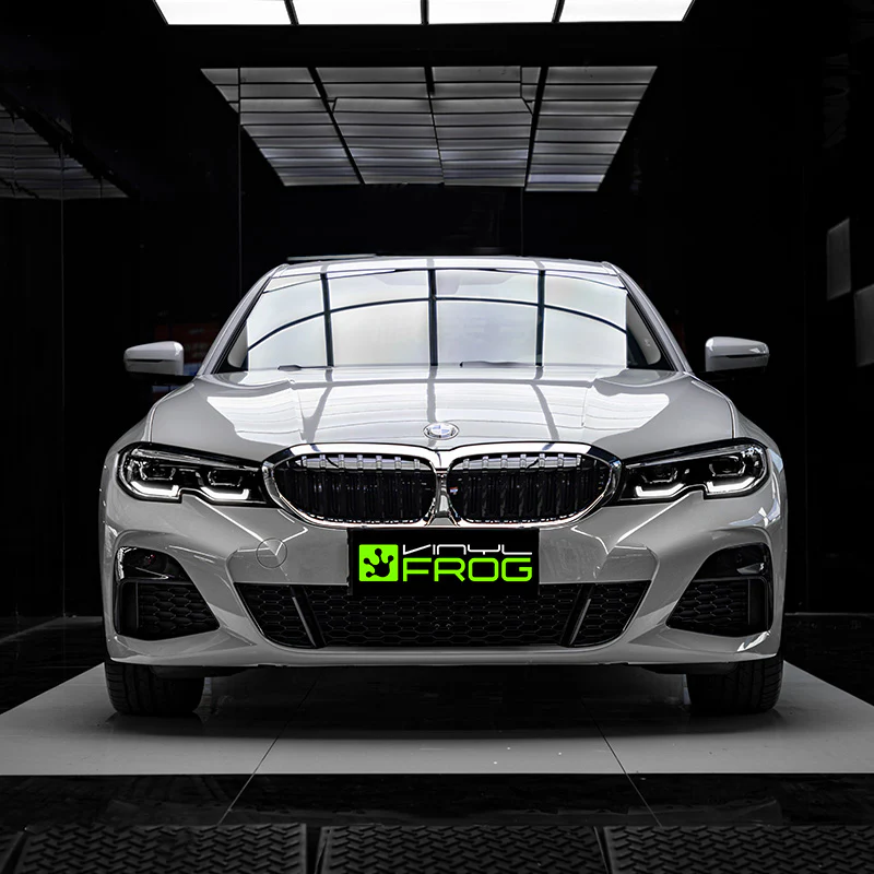 Super Glossy Gentle Gray Vinyl Wrap - Image 4