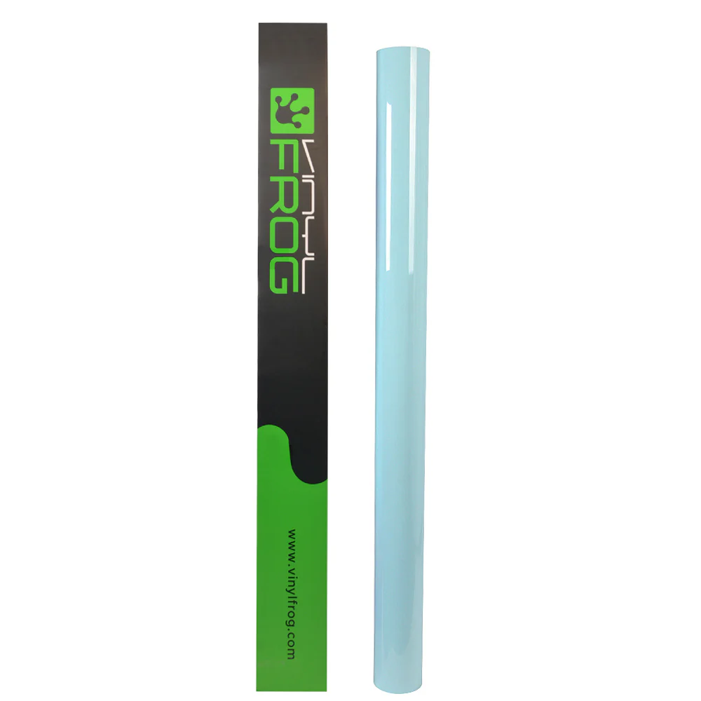 Super Glossy Glacier Blue Vinyl Wrap - Image 14