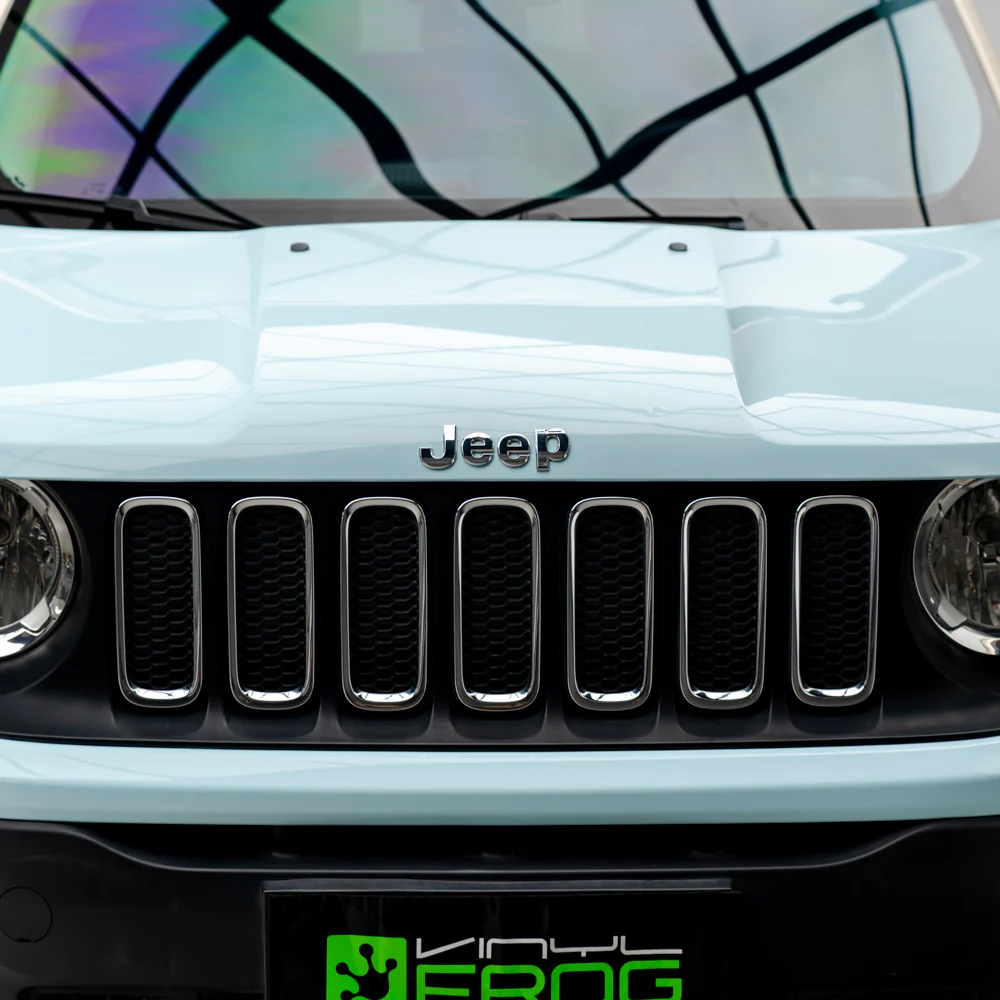 Super Glossy Glacier Blue Vinyl Wrap - Image 5