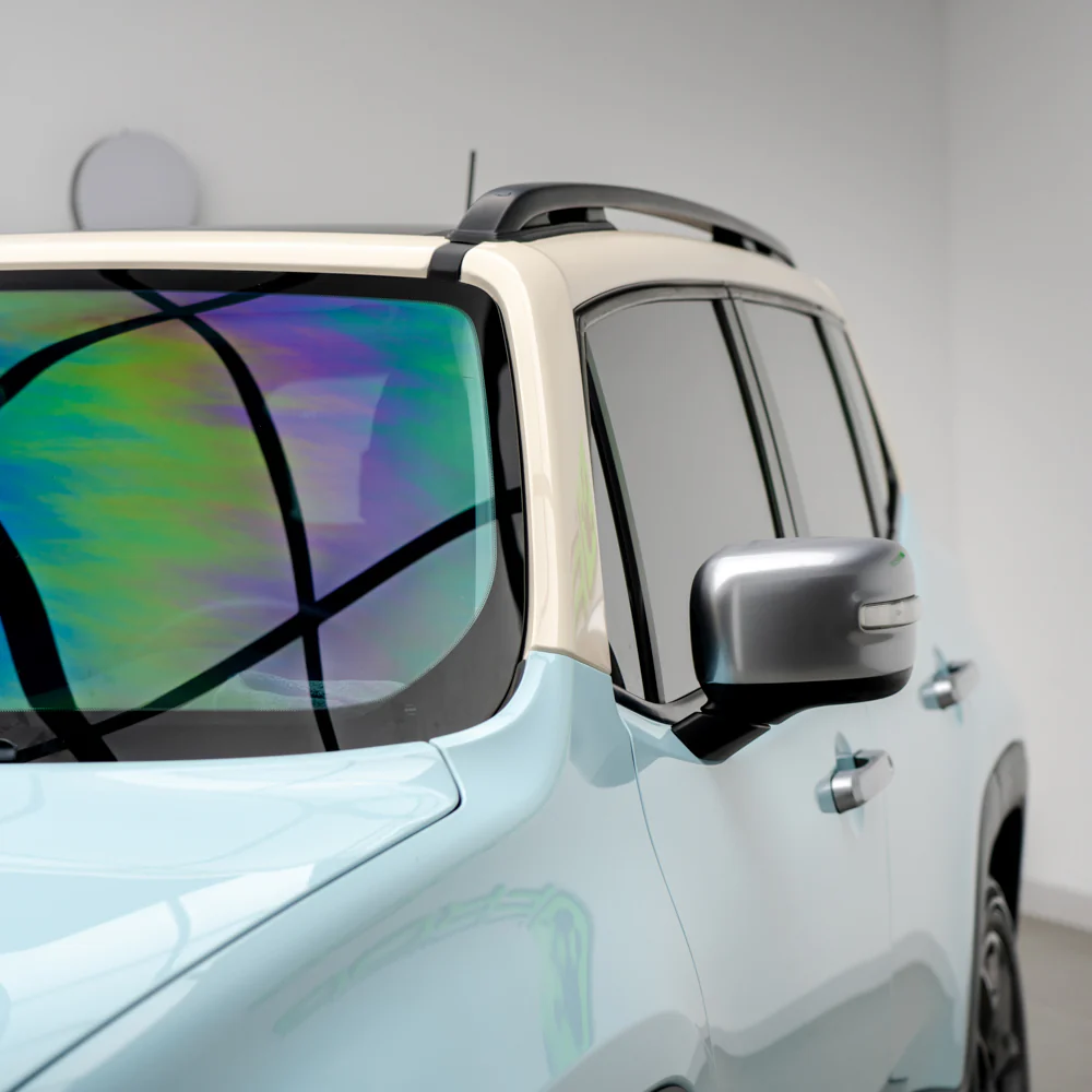 Super Glossy Glacier Blue Vinyl Wrap - Image 6