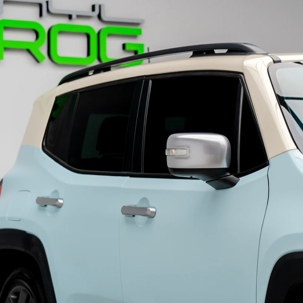 Super Glossy Glacier Blue Vinyl Wrap - Image 7