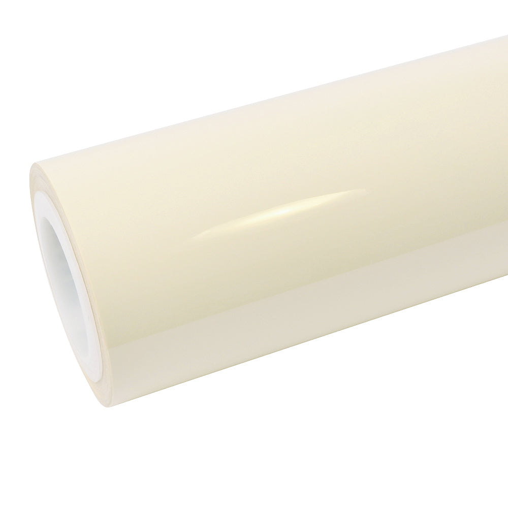 Super Glossy Ivory White Vinyl Wrap
