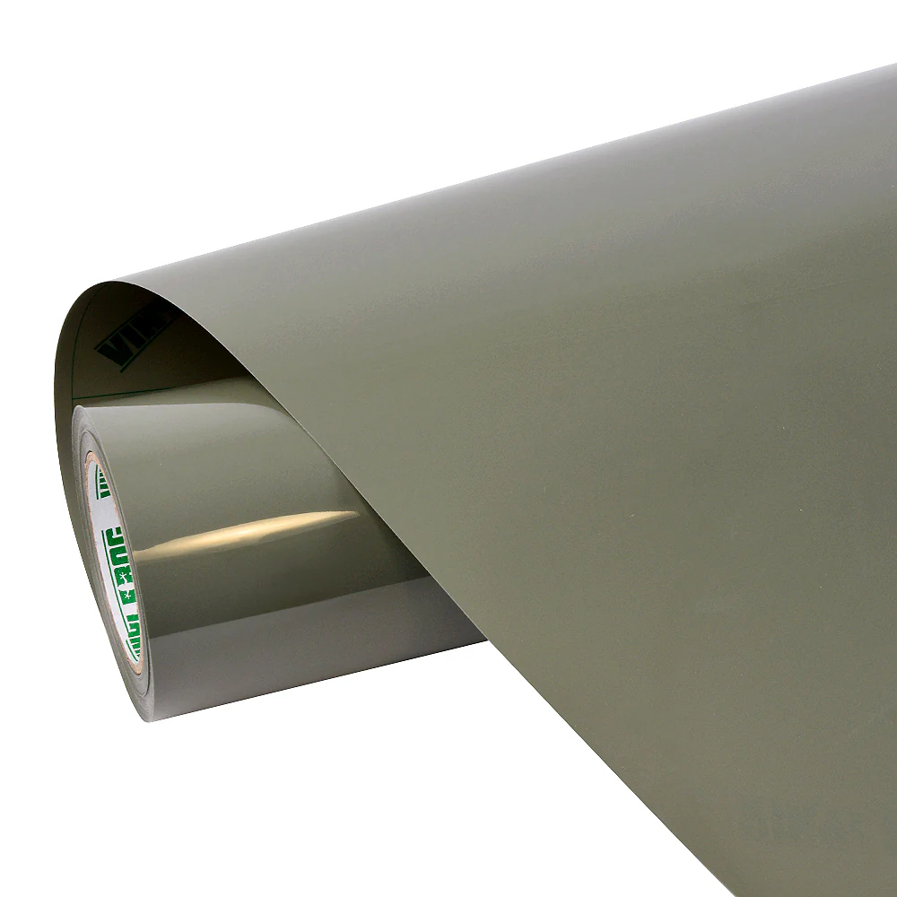 Super Glossy Khaki Green Vinyl Wrap - Image 7
