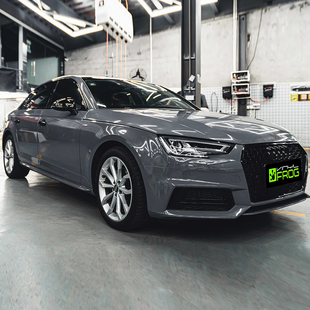 Super Glossy Nardo Gray Vinyl wrap - Image 3