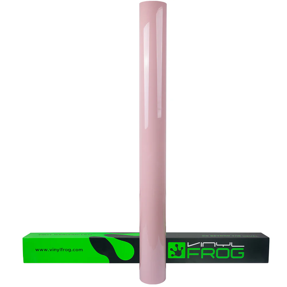Super Glossy Pale Pink Vinyl Wrap - Image 10