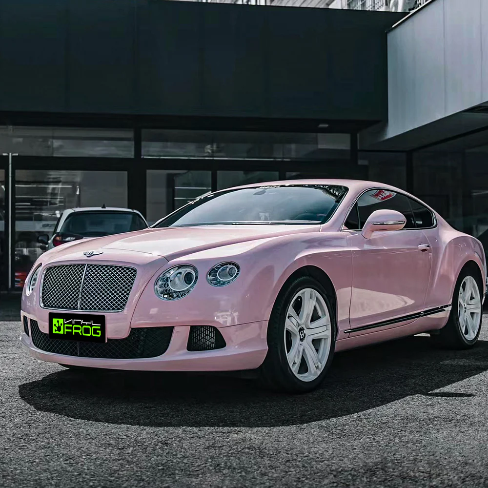 Super Glossy Pale Pink Vinyl Wrap - Image 2