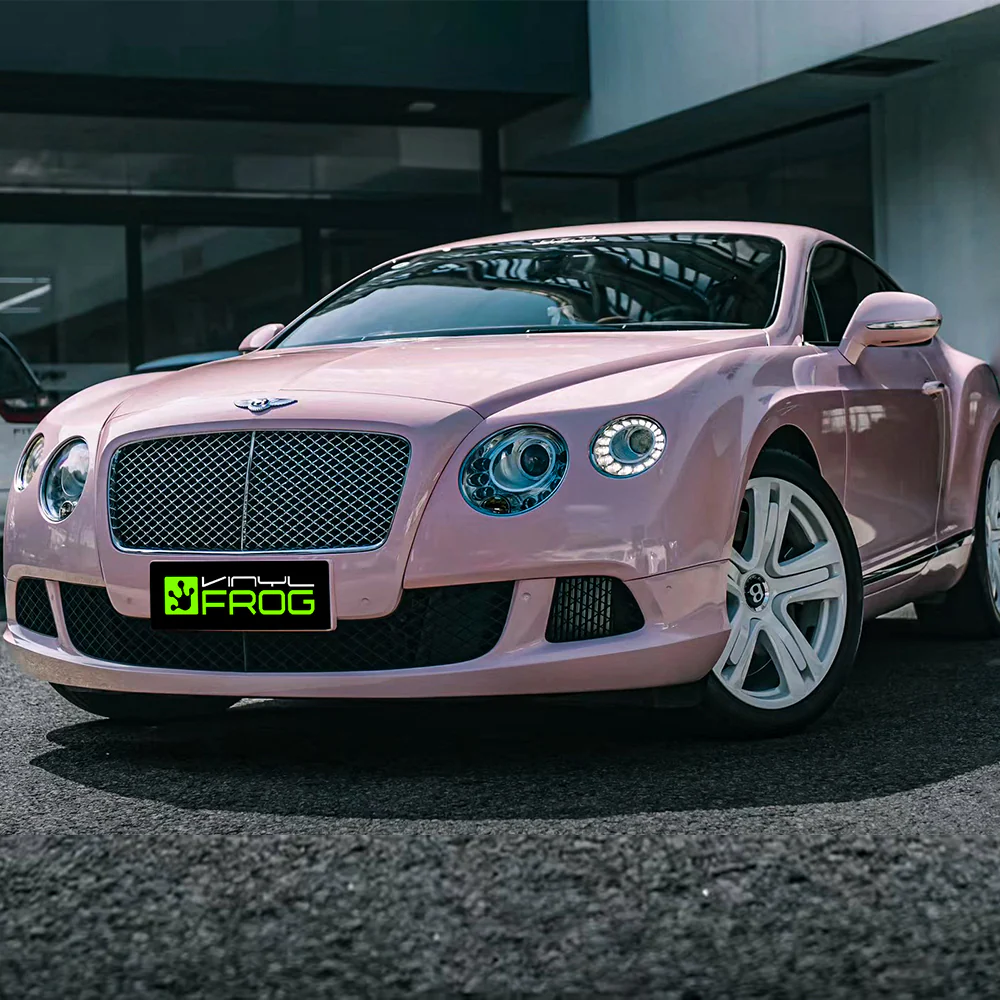 Super Glossy Pale Pink Vinyl Wrap - Image 3