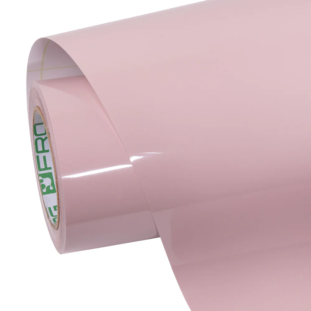 Super Glossy Pale Pink Vinyl Wrap - Image 4