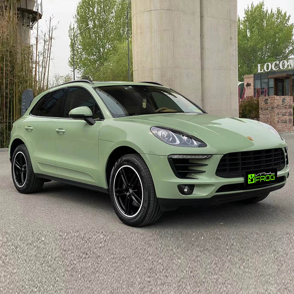 Super Glossy Pistachio Green Vinyl Wrap - Image 3