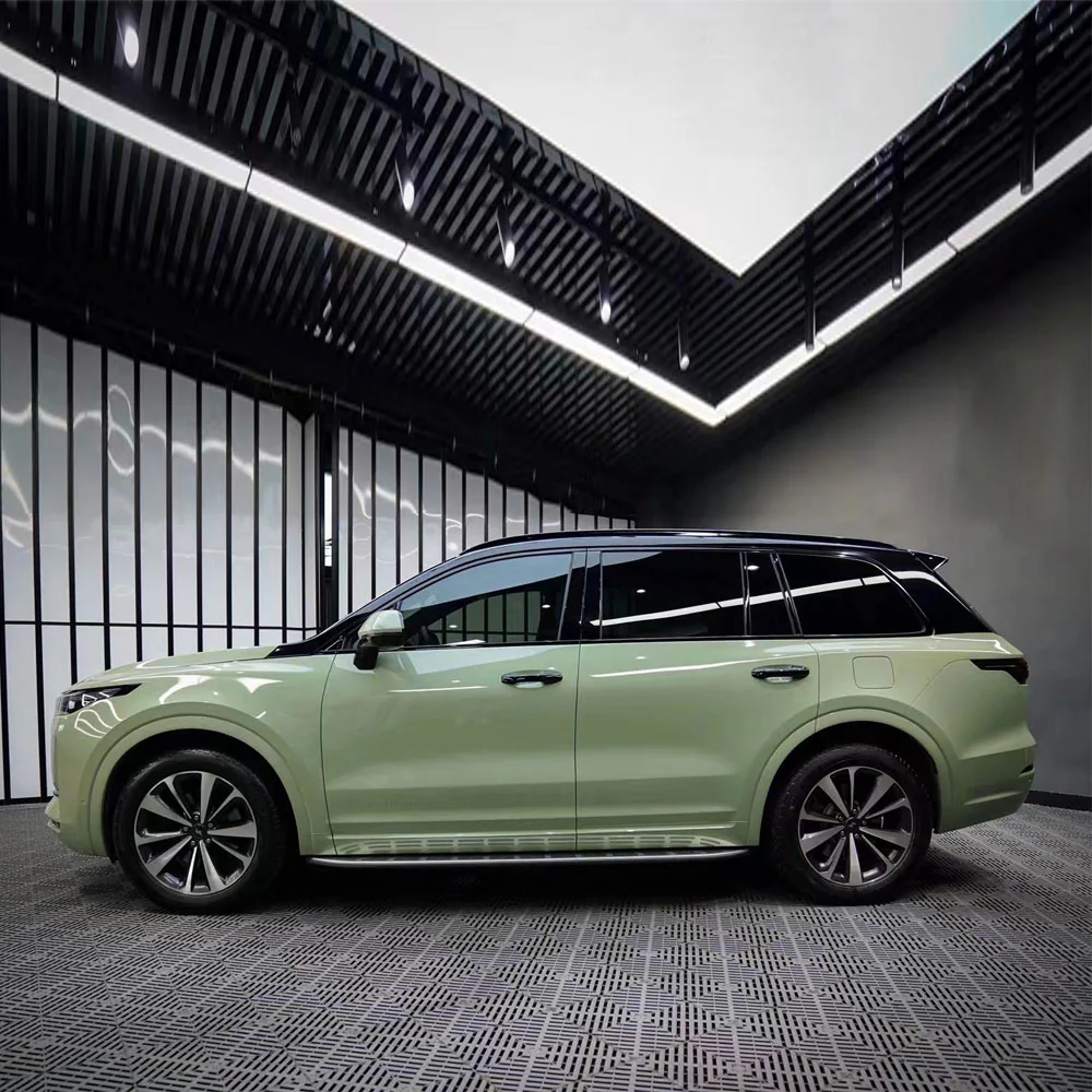 Super Glossy Pistachio Green Vinyl Wrap - Image 7
