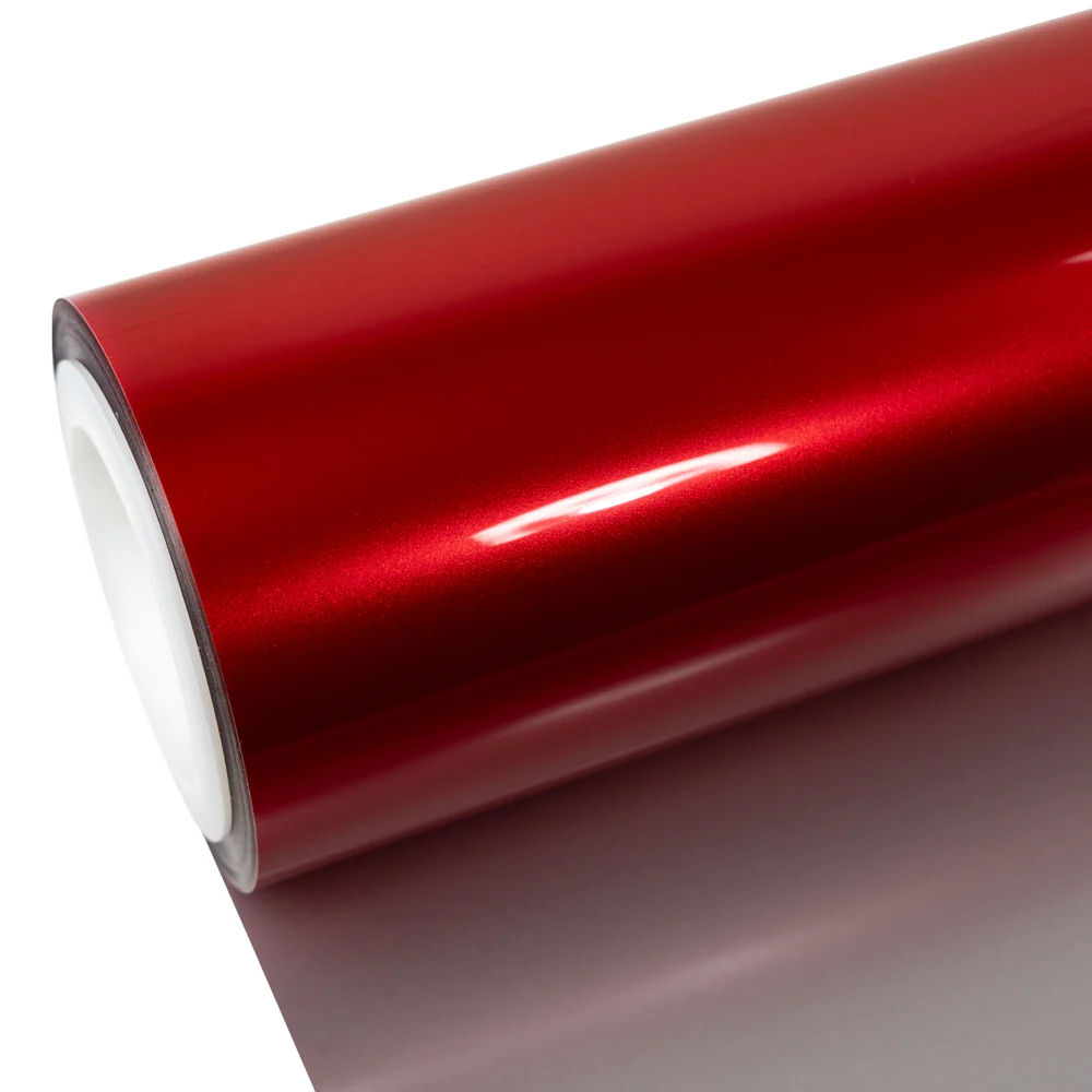 Glossy Metallic Vampire Red Color PPF (Paint Protection Film) - Image 14