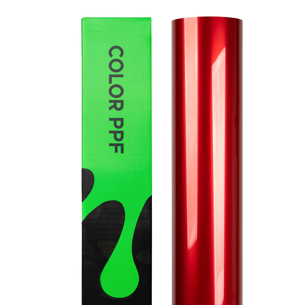 Glossy Metallic Vampire Red Color PPF (Paint Protection Film) - Image 17