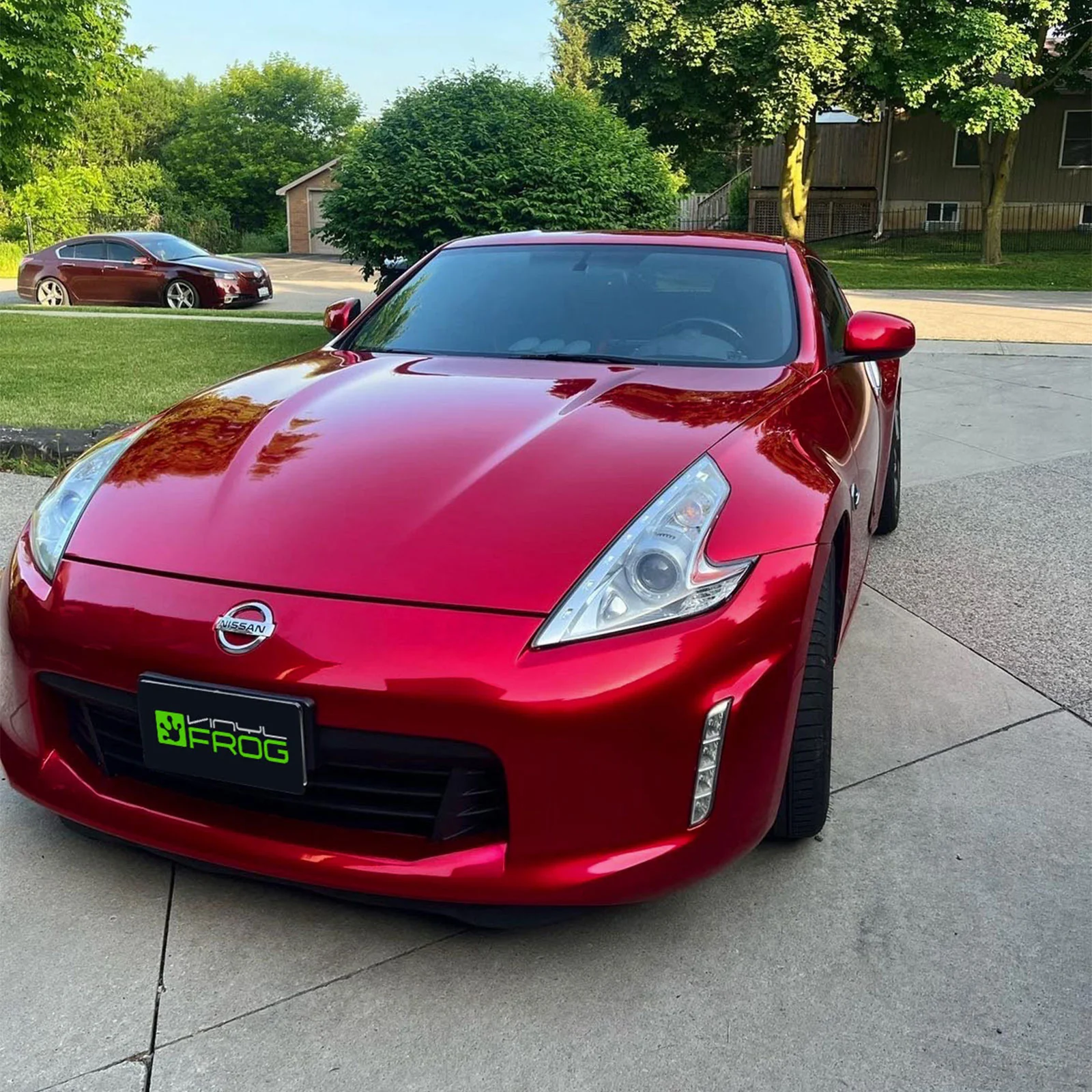 Glossy Metallic Vampire Red Color PPF (Paint Protection Film) - Image 6