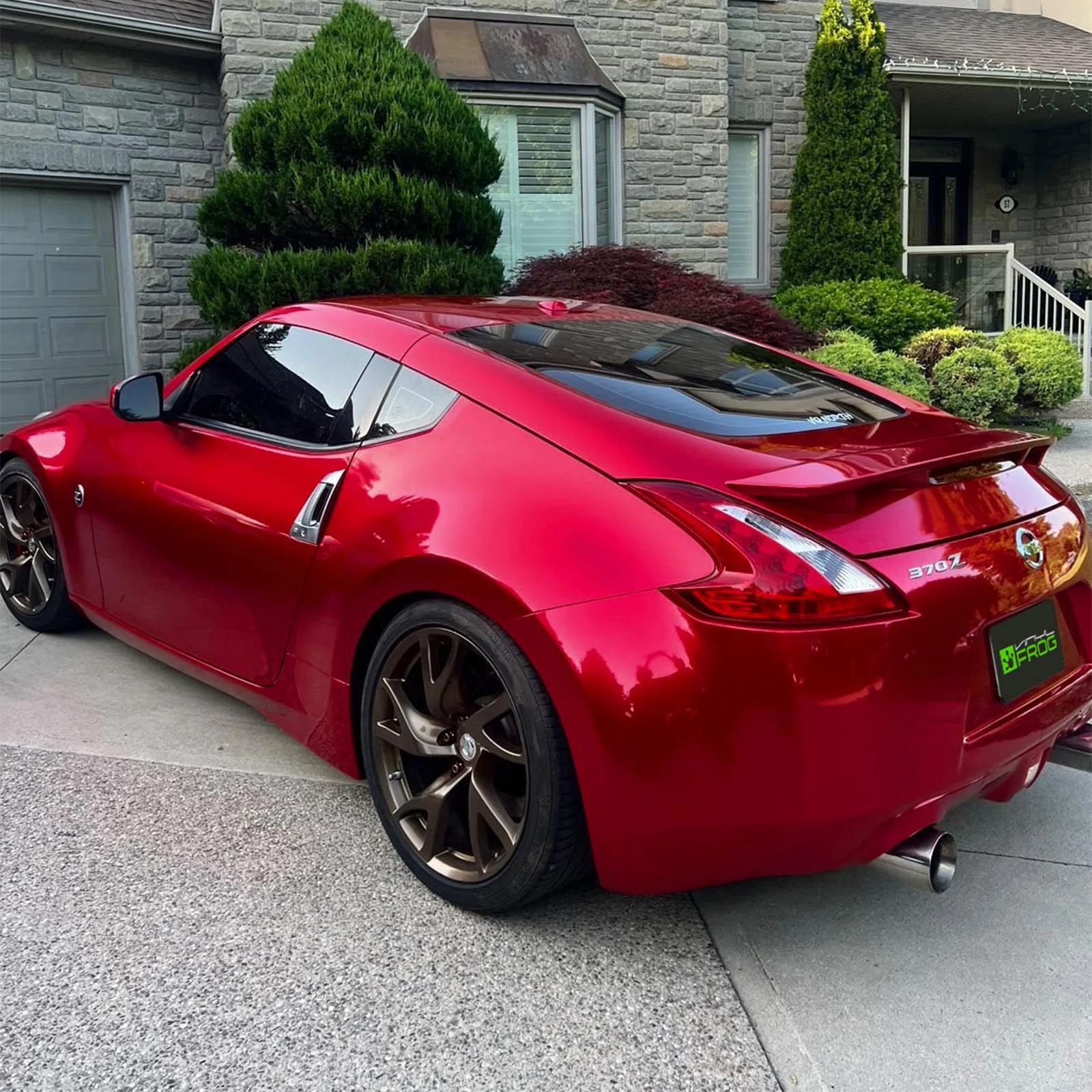 Glossy Metallic Vampire Red Color PPF (Paint Protection Film) - Image 7