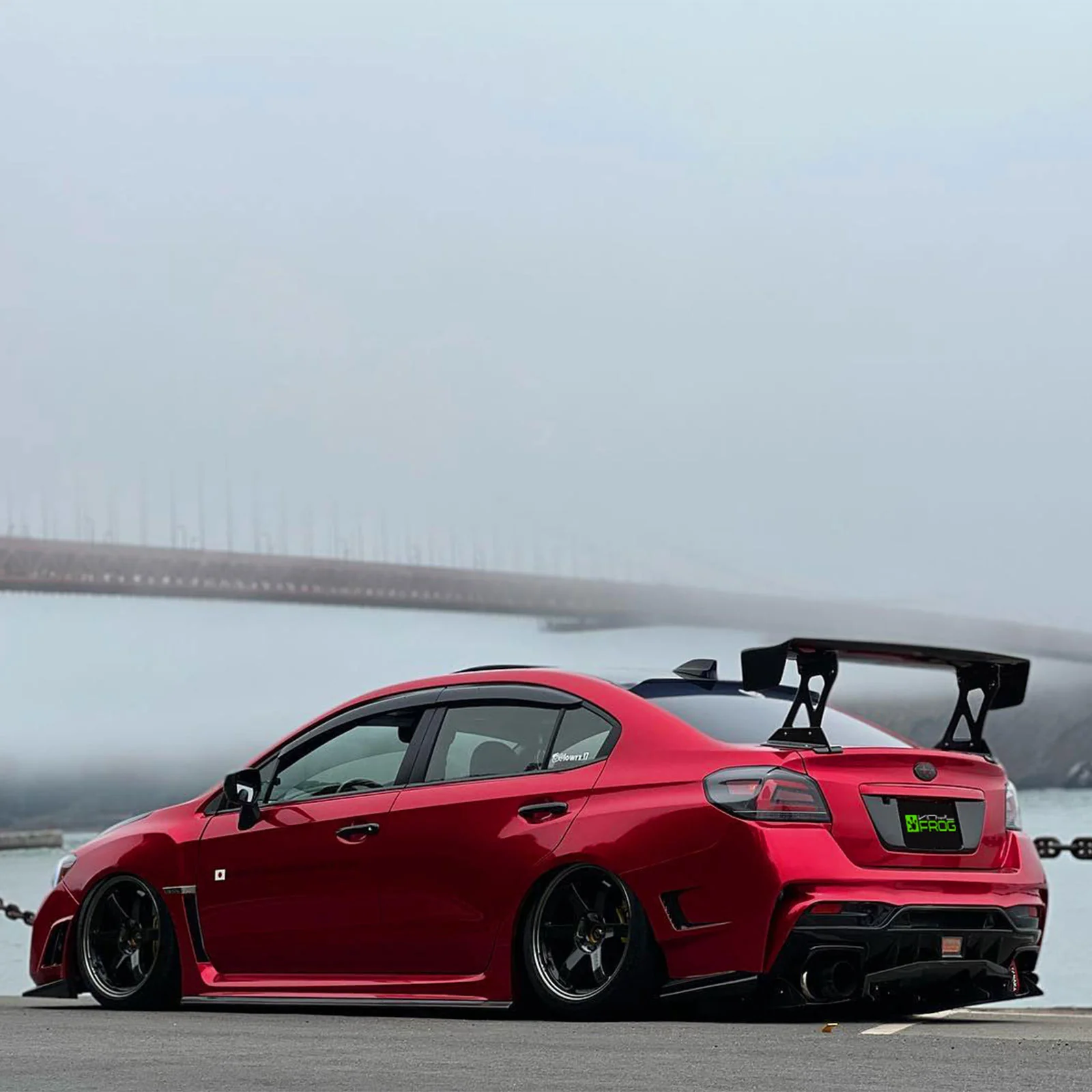 Glossy Metallic Vampire Red Color PPF (Paint Protection Film) - Image 8
