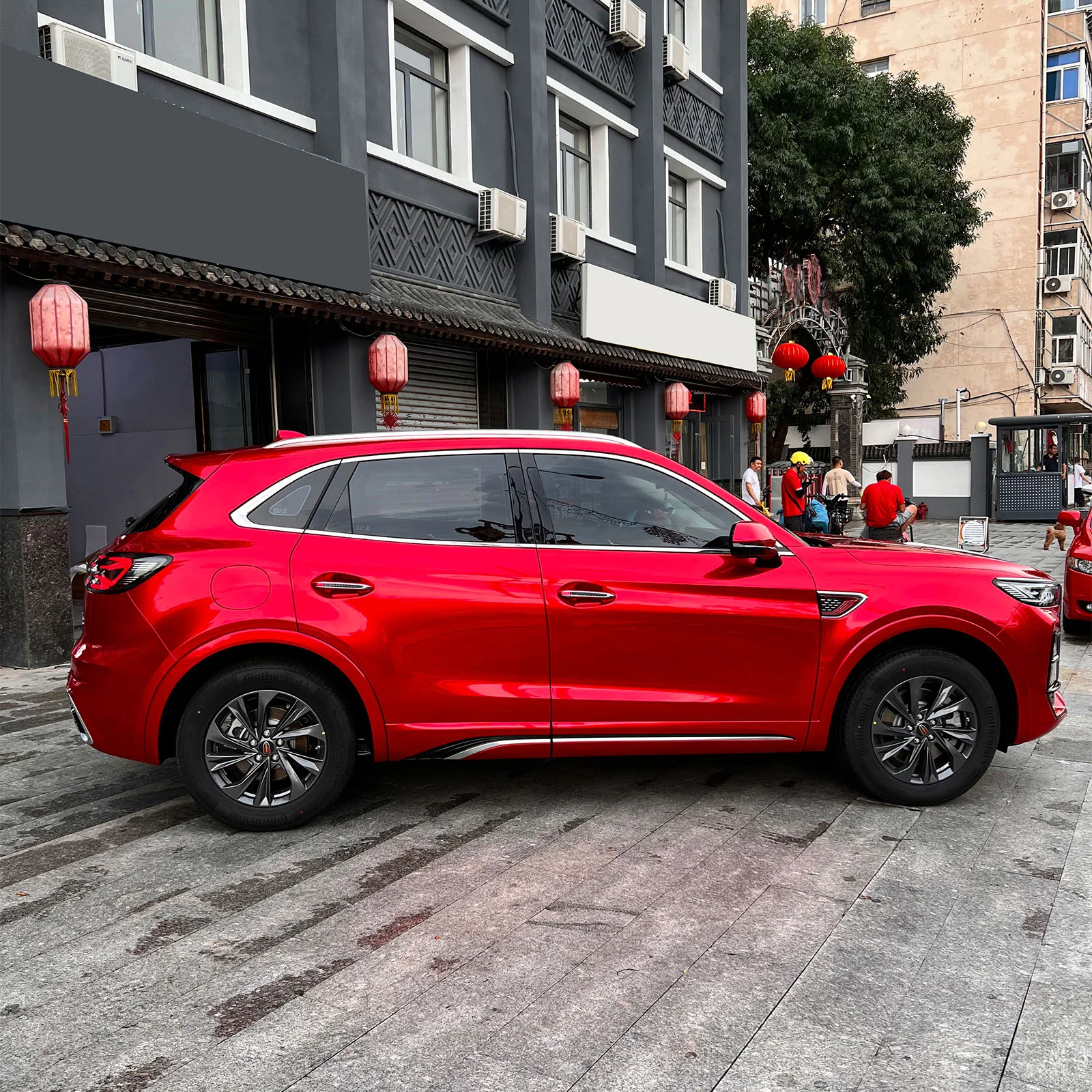 Glossy Metallic Vampire Red Color PPF (Paint Protection Film) - Image 9
