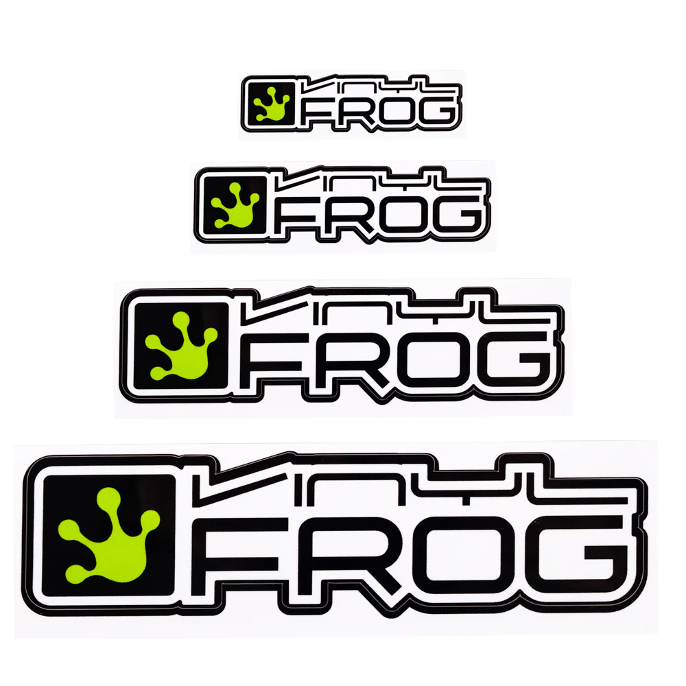 VinylFrog Sticker in 4 Sizes