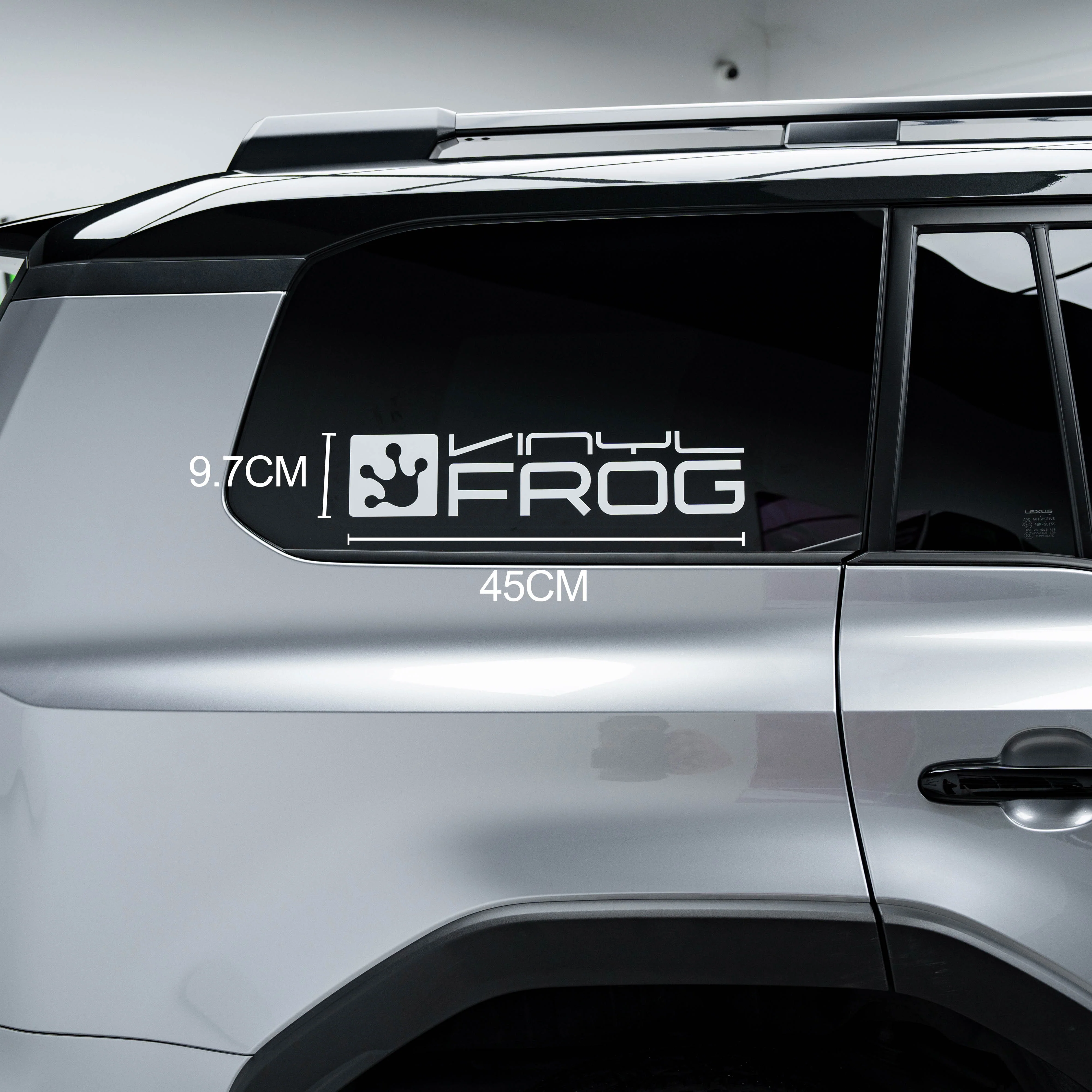 VinylFrog White Sticker in 4 Sizes - Image 13