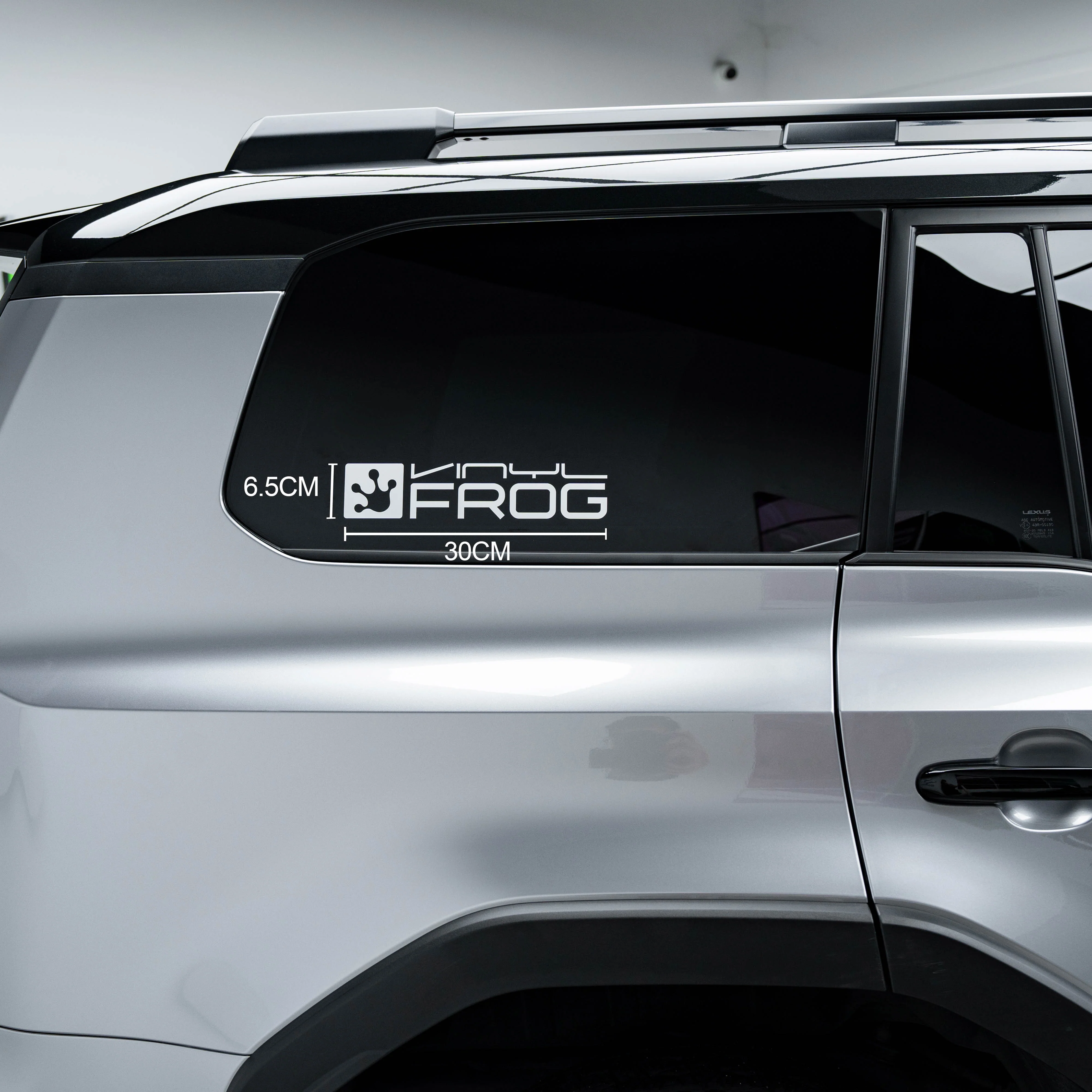 VinylFrog White Sticker in 4 Sizes - Image 14