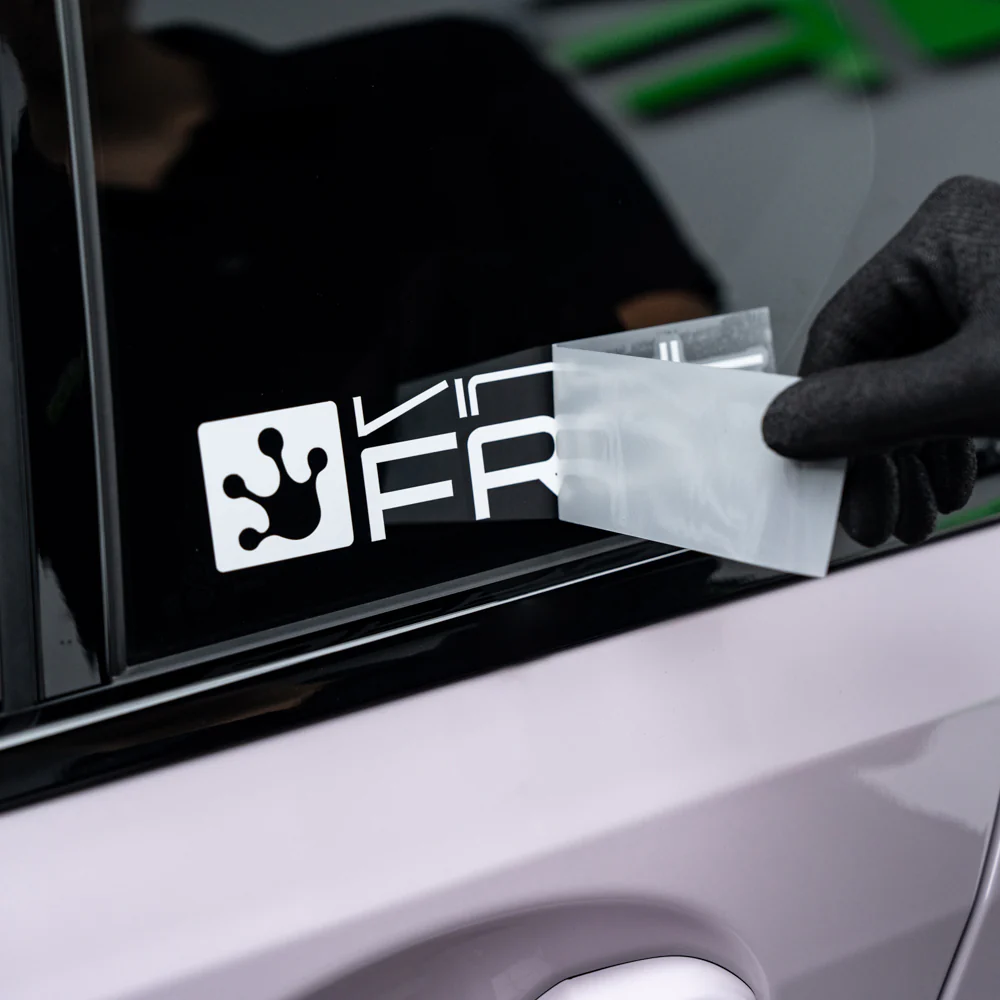 VinylFrog White Sticker in 4 Sizes - Image 3