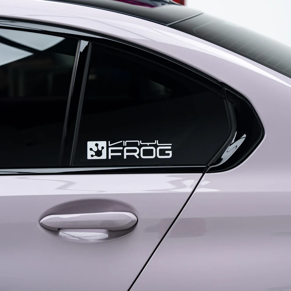 VinylFrog White Sticker in 4 Sizes - Image 4
