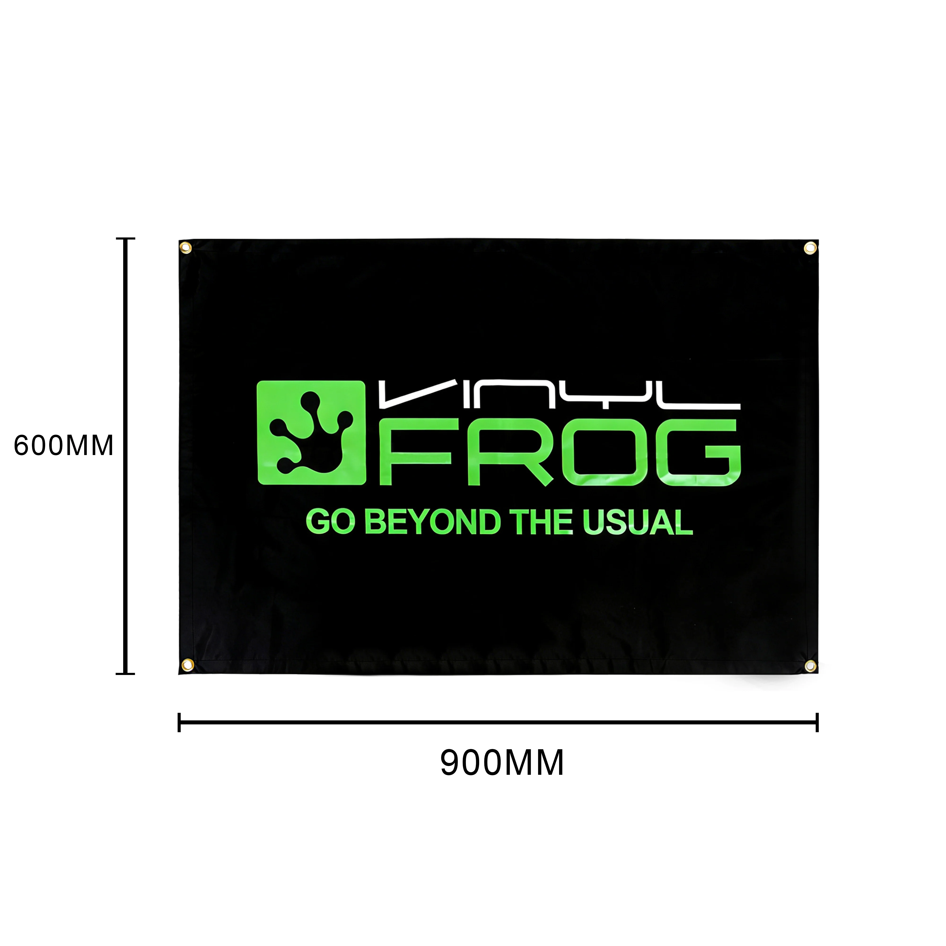 VinylFrog Black Square Flag - Image 5
