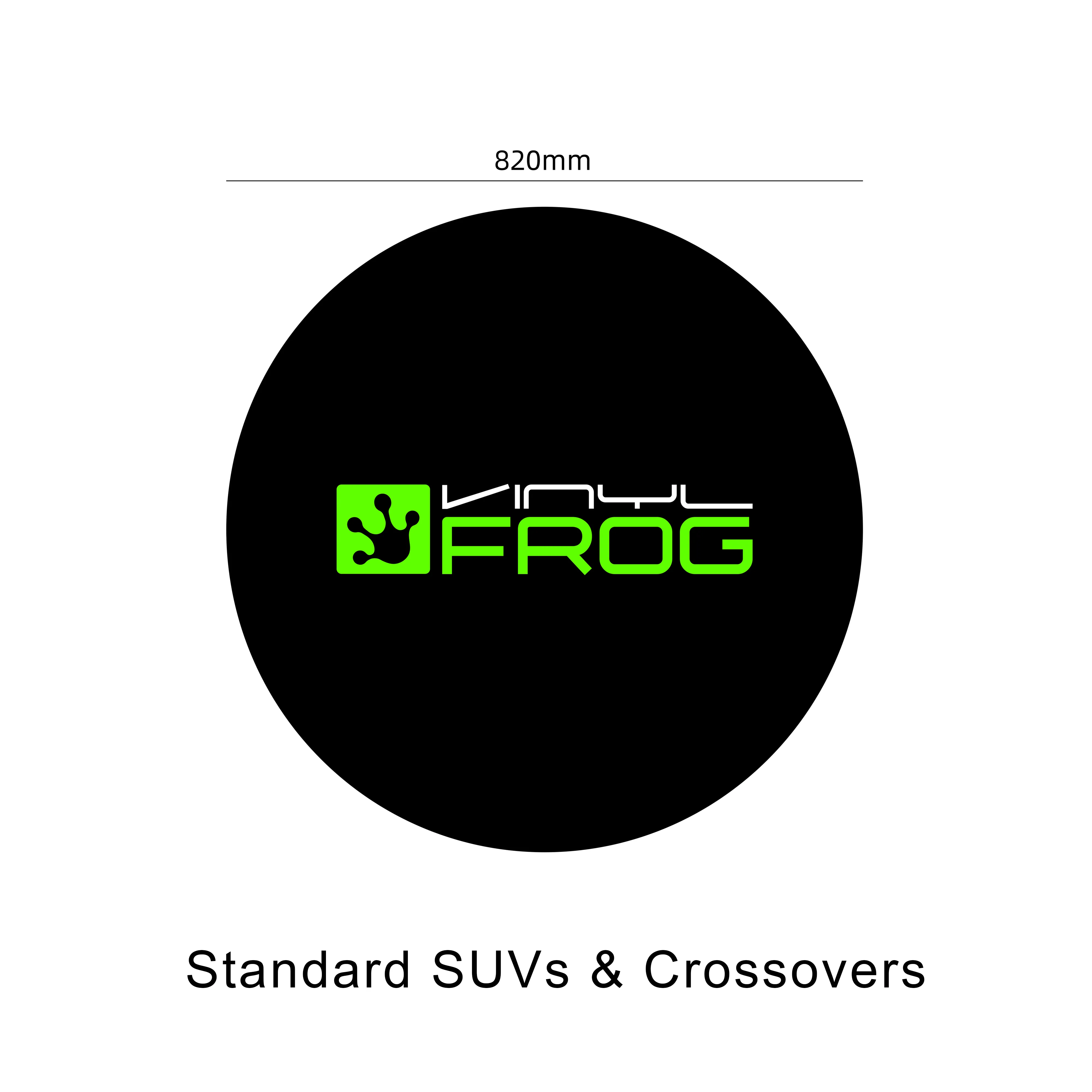 VinylFrog Black Wheel Cover 4pcs - Image 10