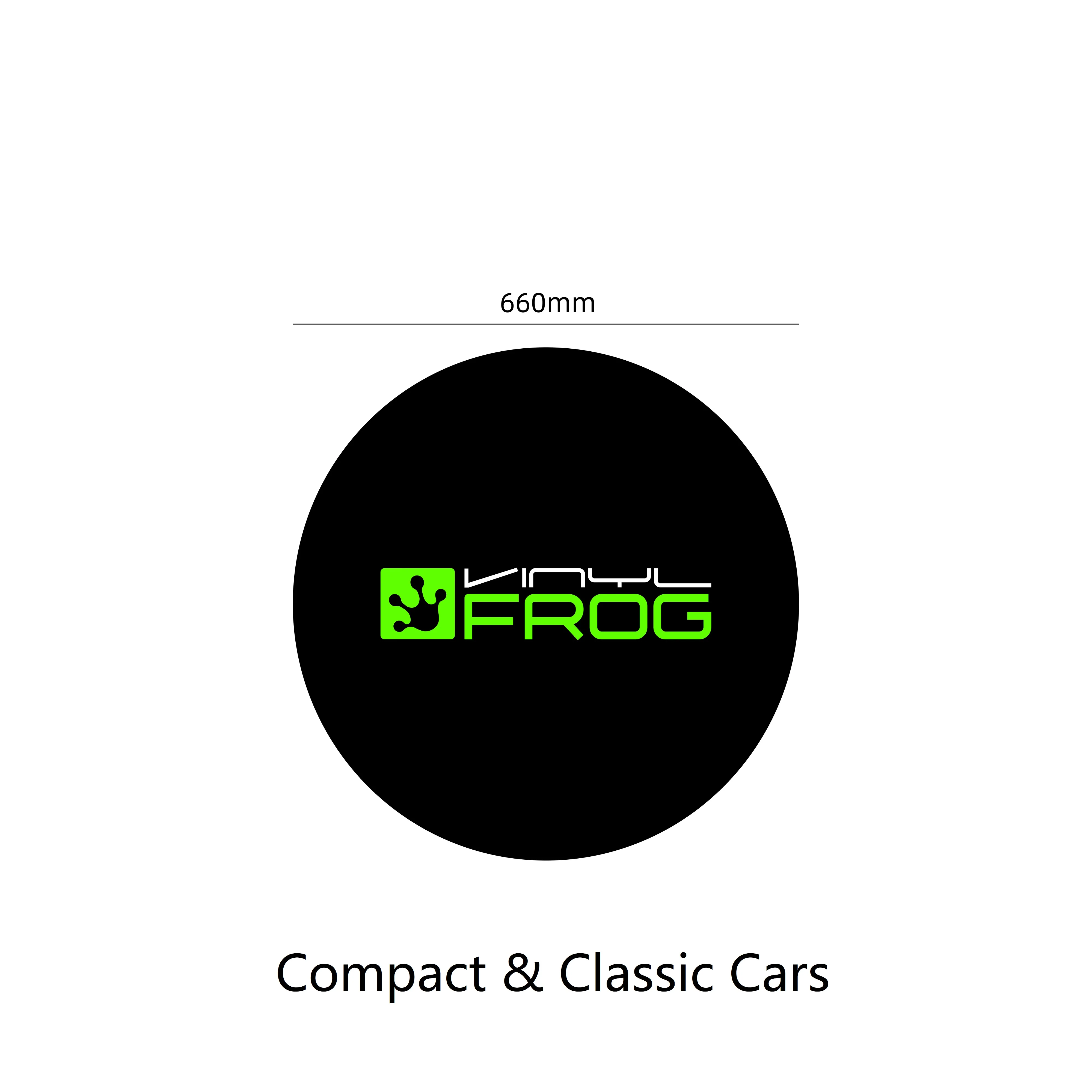 VinylFrog Black Wheel Cover 4pcs - Image 6