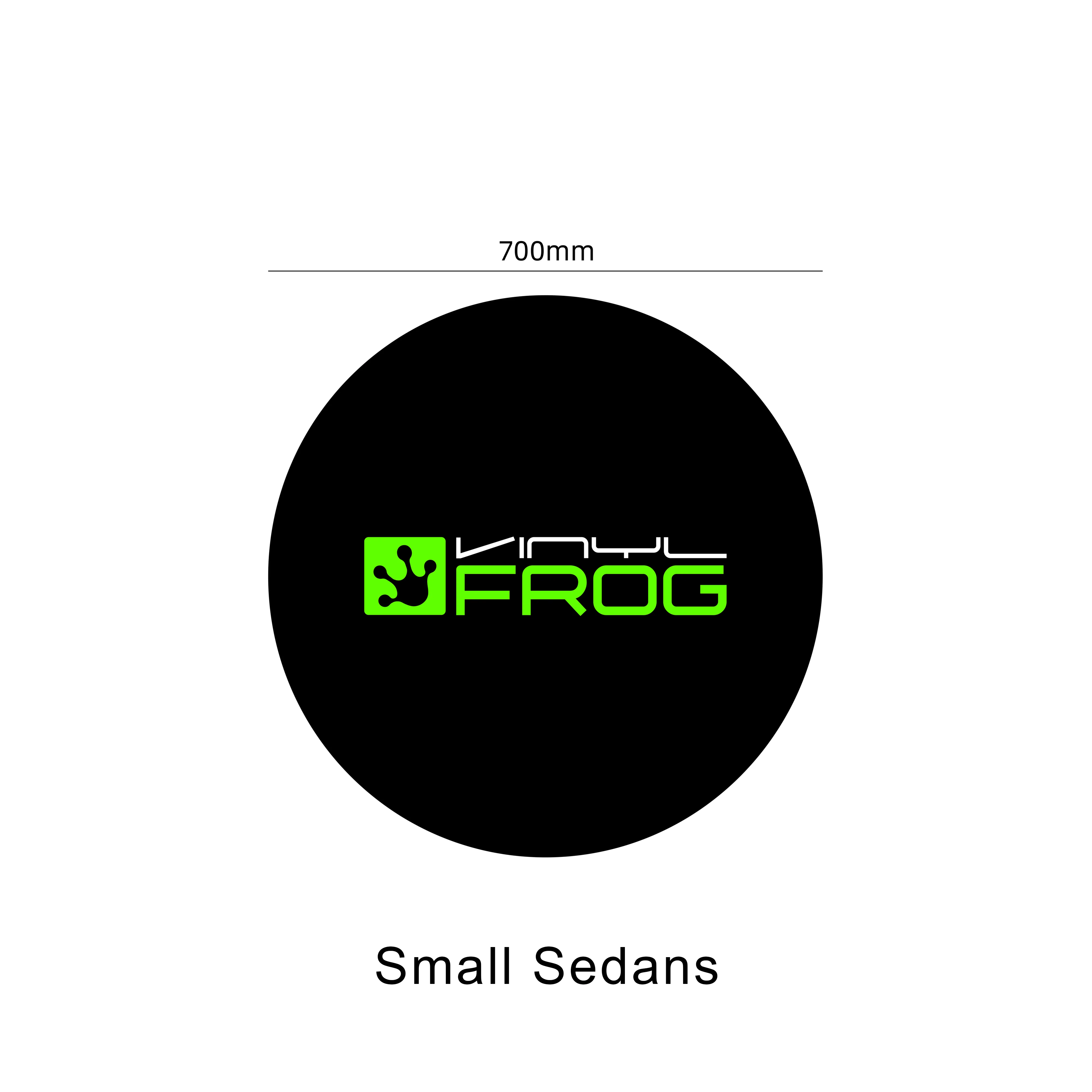 VinylFrog Black Wheel Cover 4pcs - Image 7