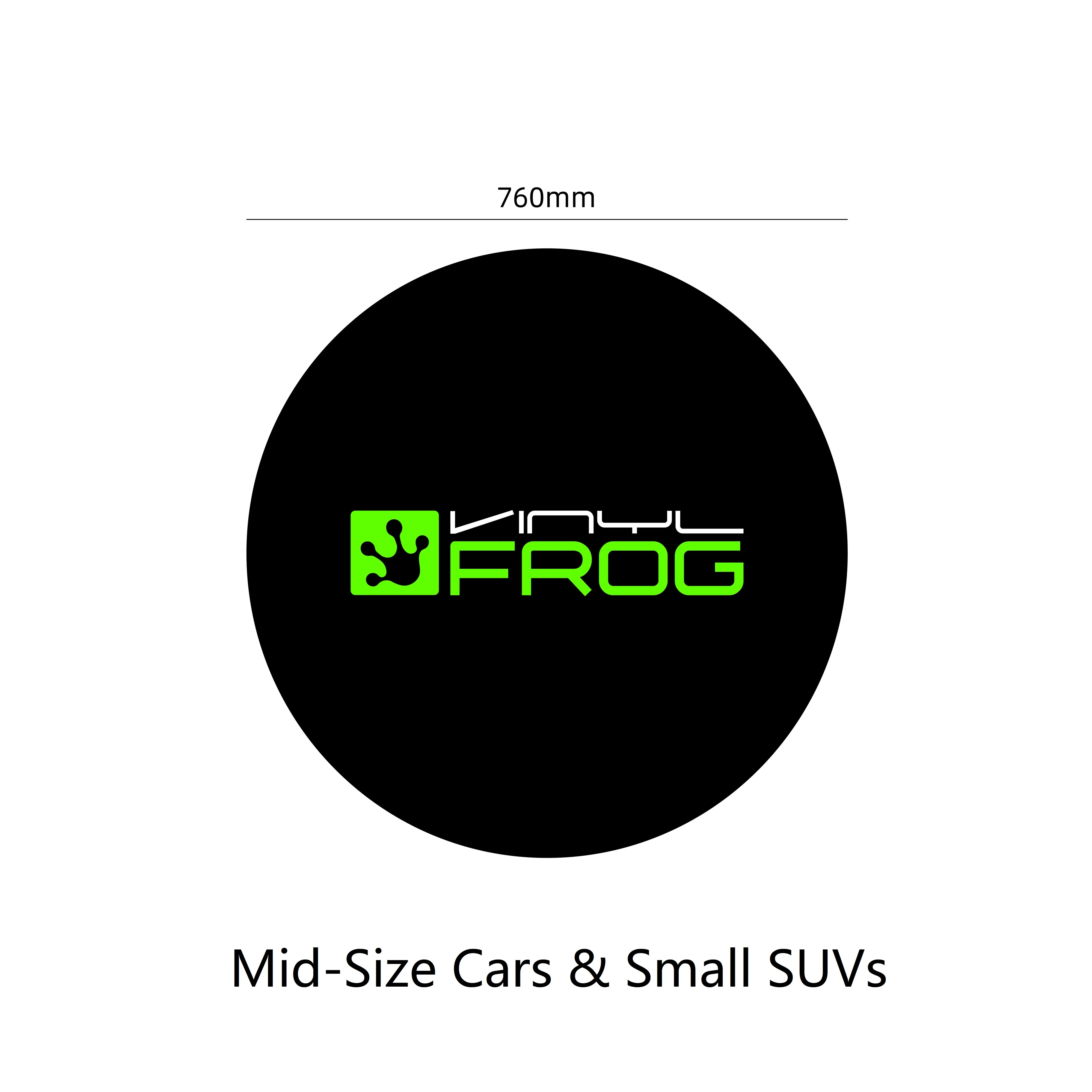 VinylFrog Black Wheel Cover 4pcs - Image 9