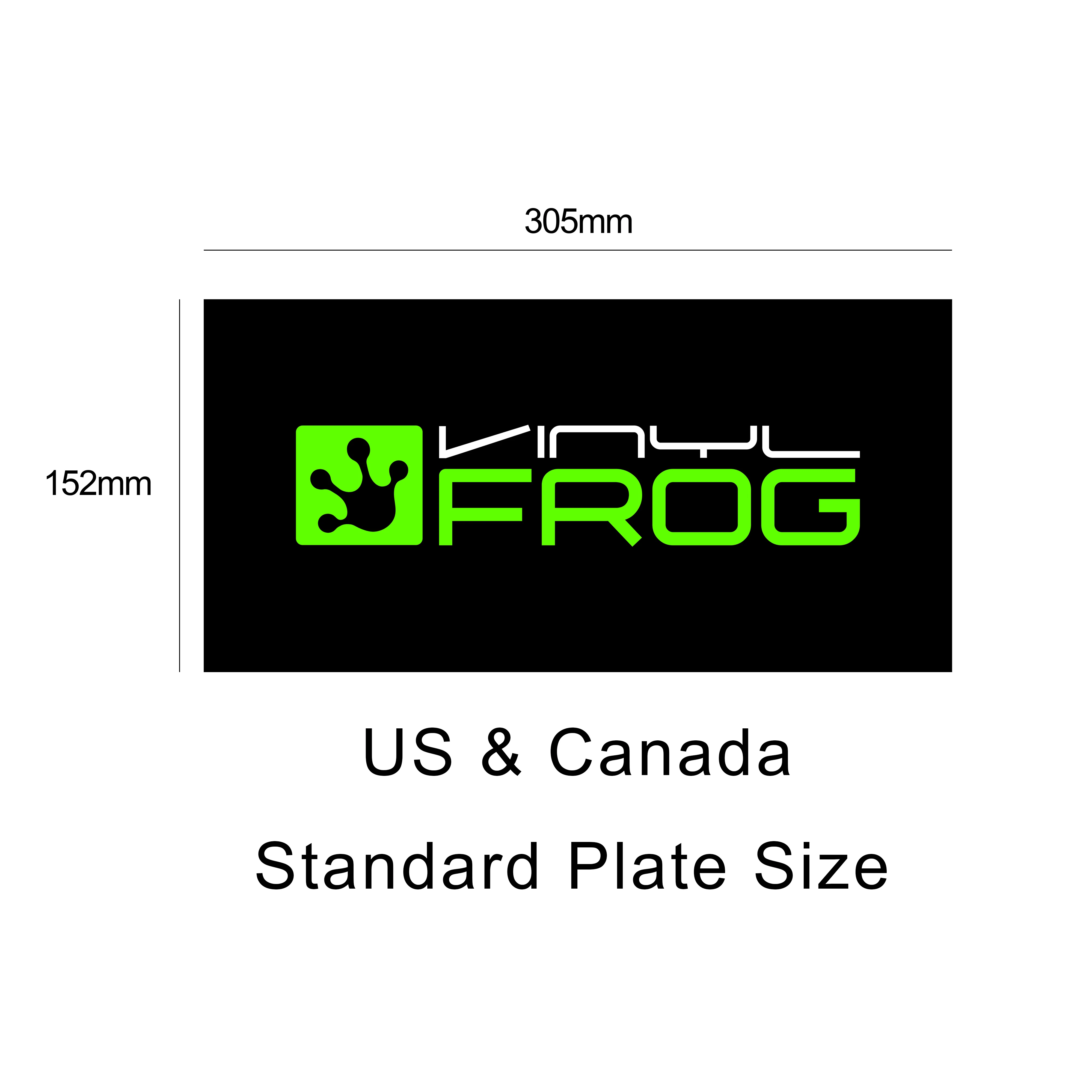VinylFrog License Plate Cover 2pcs/set - Image 7