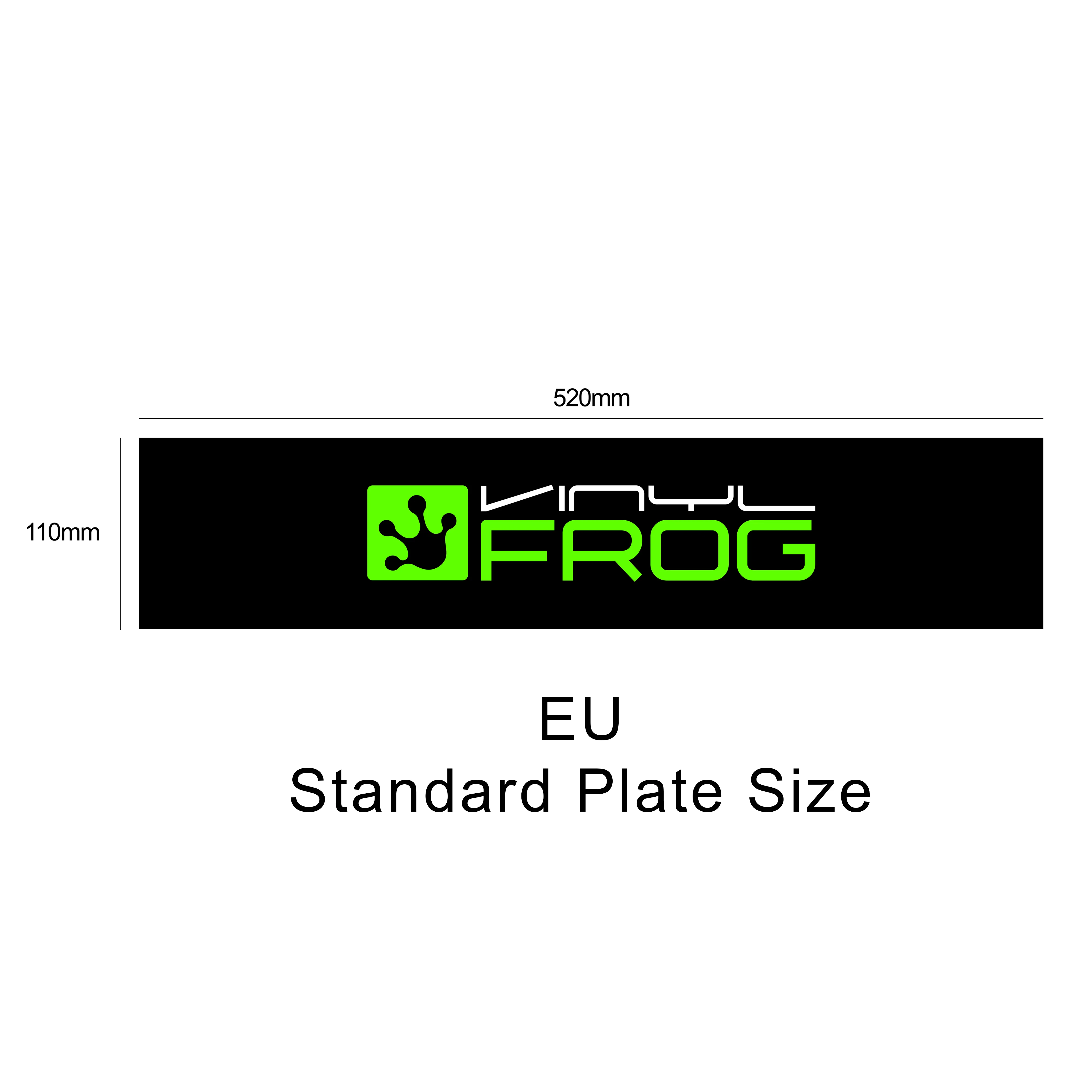 VinylFrog License Plate Cover 2pcs/set - Image 9