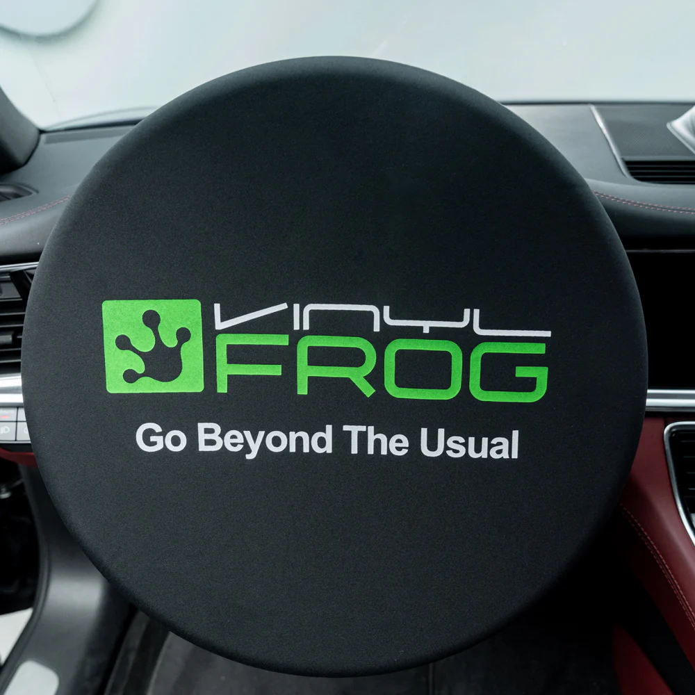 VinylFrog Waterproof Car Steering Wheel Cover Easy to Install - Image 3